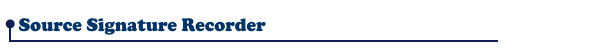 Source Signature Recorder