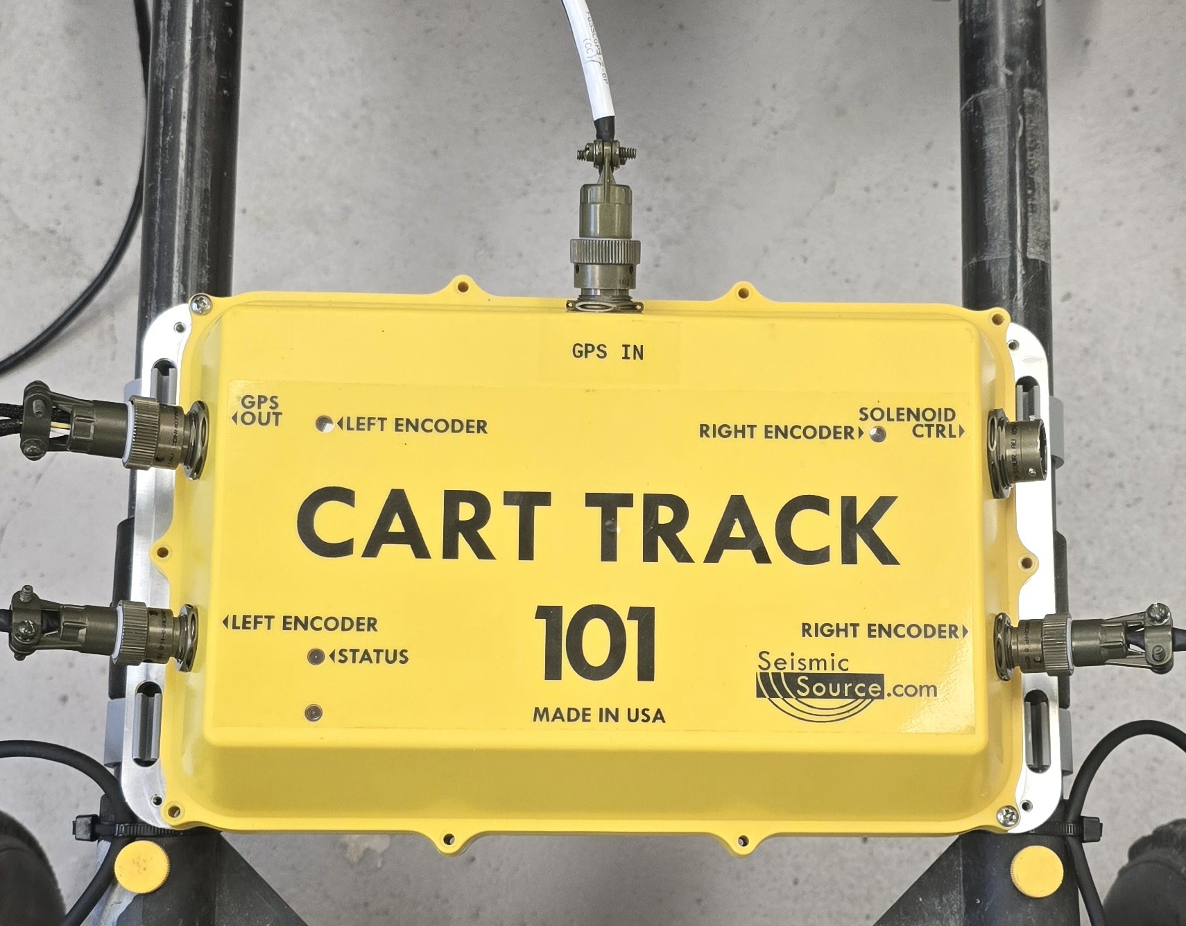 Cart Track cart-mounted positioning and control system