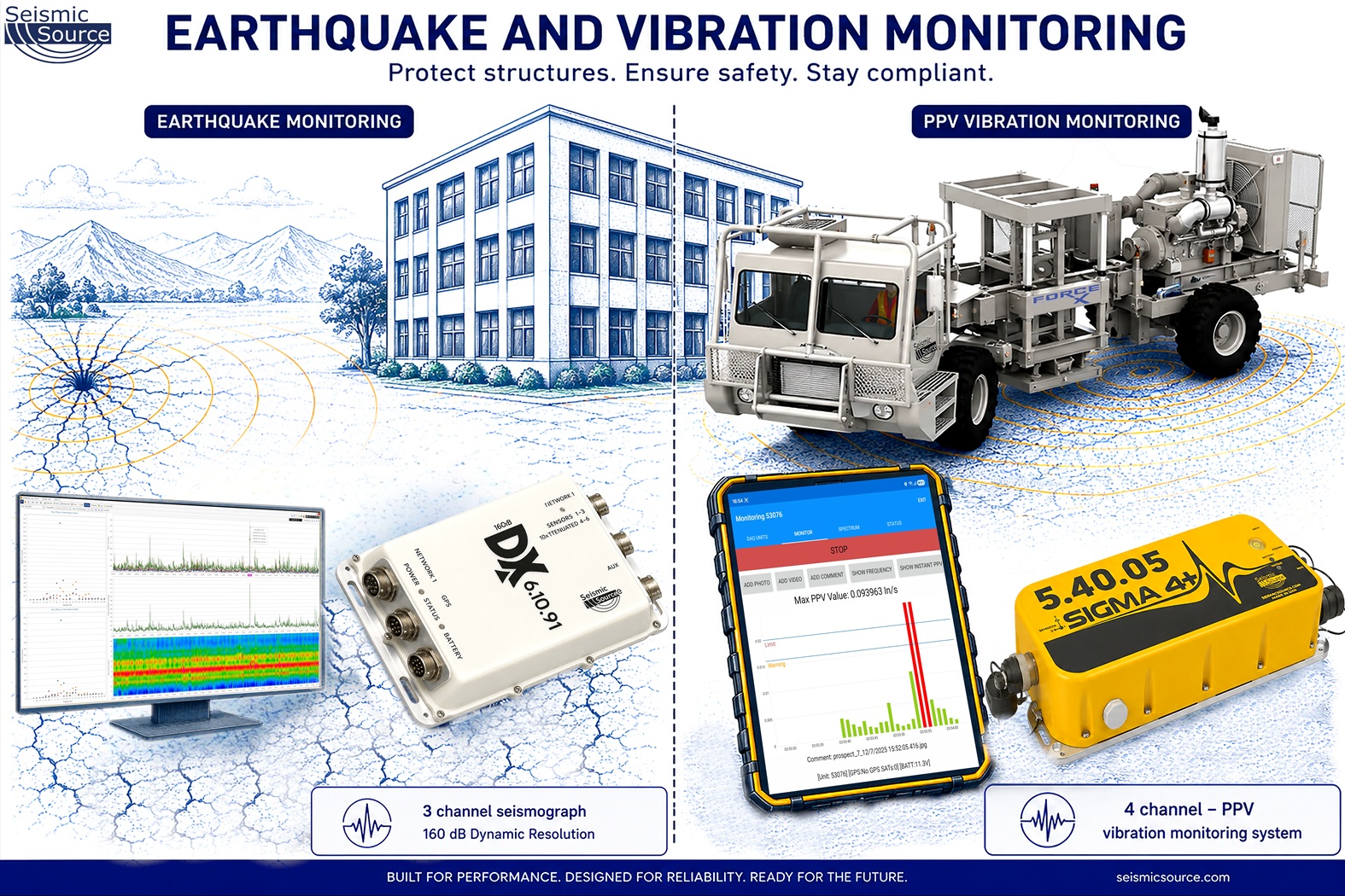 Earthquake and Vibration Monitoring